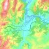 Mappa topografica Grado, altitudine, rilievo