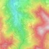 Mappa topografica Valdirosa, altitudine, rilievo