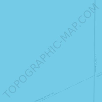 Mappa topografica Kachemak Bay, altitudine, rilievo