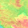 Mappa topografica San Pedro, altitudine, rilievo