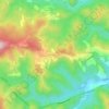 Mappa topografica Mattarana, altitudine, rilievo