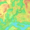 Mappa topografica Kolbatzer Mühle, altitudine, rilievo