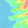 Mappa topografica Quinawan, altitudine, rilievo