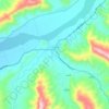 Mappa topografica Barikot, altitudine, rilievo