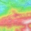 Mappa topografica Akan, altitudine, rilievo