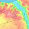 Mappa topografica Bernouville, altitudine, rilievo