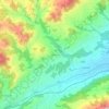 Mappa topografica Tellenmoos, altitudine, rilievo
