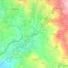 Mappa topografica Casais Novas, altitudine, rilievo