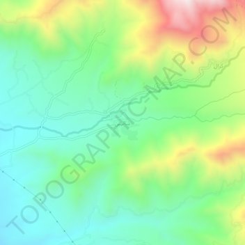 Mappa topografica Shalpin, altitudine, rilievo