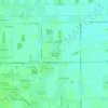 Mappa topografica Cedar Creek Woods, altitudine, rilievo