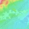 Mappa topografica La Serre, altitudine, rilievo