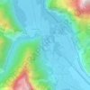 Mappa topografica Le Rat, altitudine, rilievo