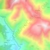 Mappa topografica Sartali, altitudine, rilievo