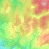 Mappa topografica Chalet-à-Gobet, altitudine, rilievo