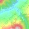 Mappa topografica Akantaş, altitudine, rilievo