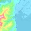Mappa topografica Real, altitudine, rilievo
