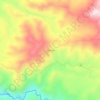 Mappa topografica Chulica, altitudine, rilievo