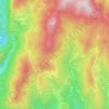 Mappa topografica Castagneia, altitudine, rilievo