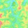 Mappa topografica Nkolfoulou I, altitudine, rilievo