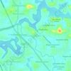 Mappa topografica Cherukulam, altitudine, rilievo