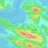 Mappa topografica Mayne, altitudine, rilievo