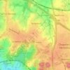 Mappa topografica La Barrière, altitudine, rilievo