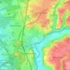 Mappa topografica Gosse, altitudine, rilievo