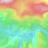 Mappa topografica La Tièye, altitudine, rilievo