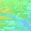 Mappa topografica Lavigne, altitudine, rilievo