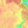 Mappa topografica La Hunière, altitudine, rilievo