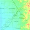 Mappa topografica Midsayap, altitudine, rilievo
