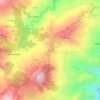 Mappa topografica Sirao, altitudine, rilievo