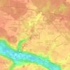 Mappa topografica La Hardellière, altitudine, rilievo