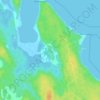 Mappa topografica Patala, altitudine, rilievo