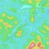Mappa topografica Biwong-Bane, altitudine, rilievo
