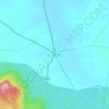 Mappa topografica Borigumma, altitudine, rilievo