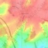 Mappa topografica Les Huys, altitudine, rilievo