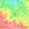 Mappa topografica Saint-Rémy, altitudine, rilievo