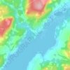 Mappa topografica Hatfield Point, altitudine, rilievo