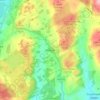 Mappa topografica Winster, altitudine, rilievo