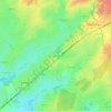 Mappa topografica L'Étang de Nouhant, altitudine, rilievo