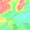 Mappa topografica Los Martínez, altitudine, rilievo