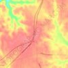 Mappa topografica Leoma, altitudine, rilievo
