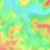 Mappa topografica Les Sept Fontaines, altitudine, rilievo