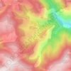 Mappa topografica Les Buisses, altitudine, rilievo