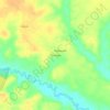 Mappa topografica Parentins, altitudine, rilievo