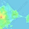 Mappa topografica Melbost, altitudine, rilievo
