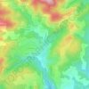 Mappa topografica Luthe, altitudine, rilievo