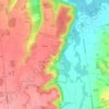 Mappa topografica Faou, altitudine, rilievo