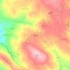 Mappa topografica Oleiros, altitudine, rilievo